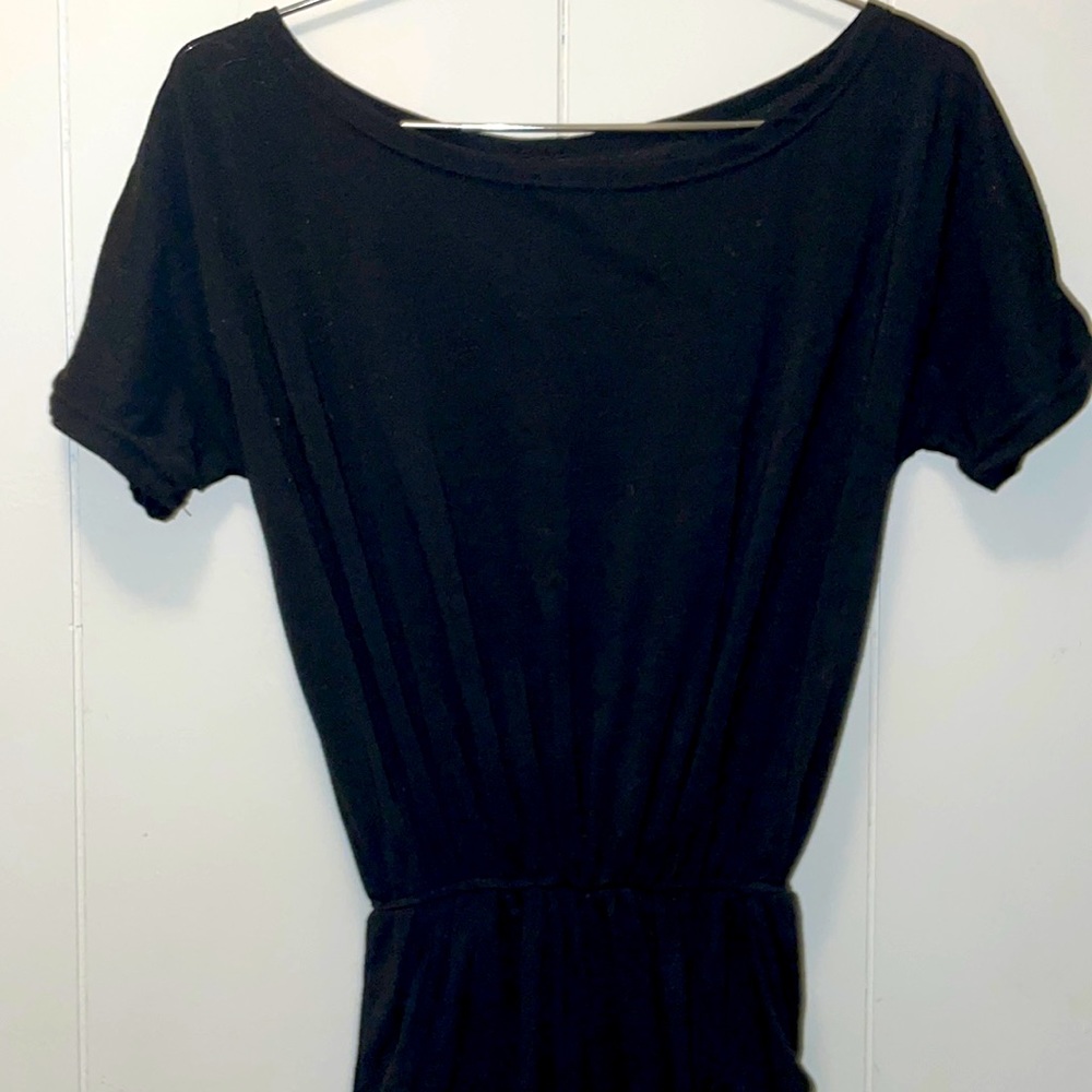 Black maxi dress